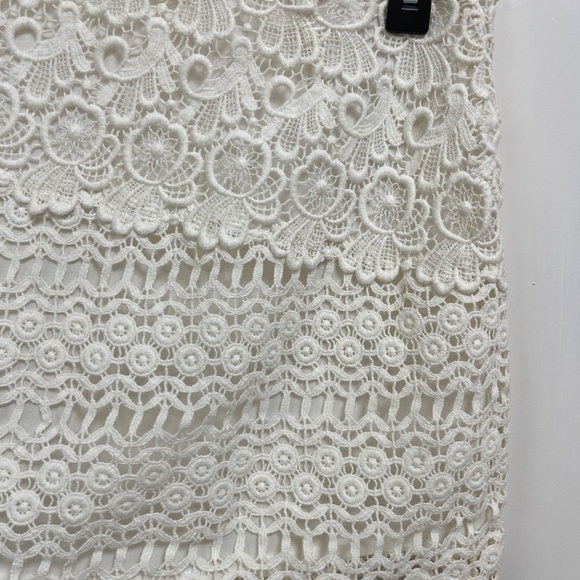 Maje Paris White Lace Mini Skirt with Sheer Details (FR 38 / US 6) - Picture 9 of 10
